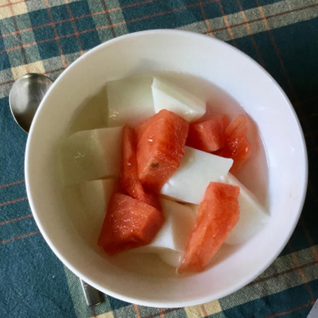 普通の杏仁豆腐