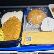 シカゴ便機内食