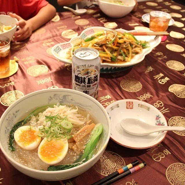 ヘルシーメニューで晩御飯。