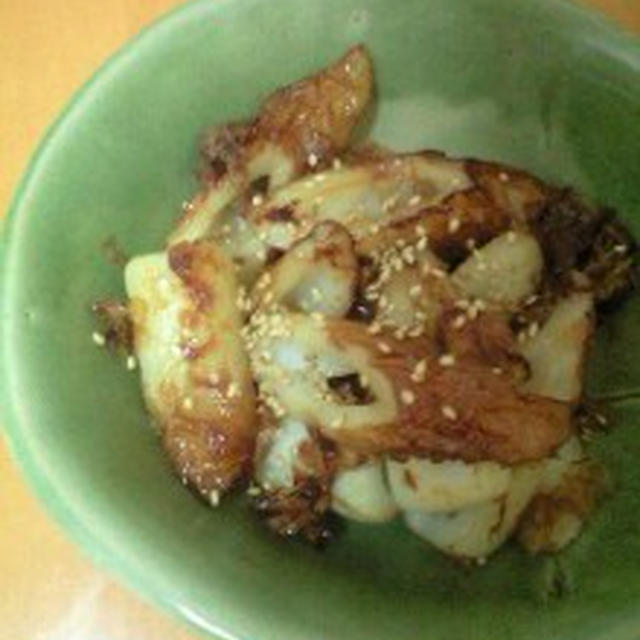 ちくわのおかか炒め