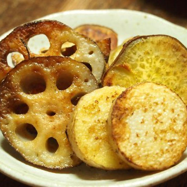 蓮根・さつまいも・長芋のソテー