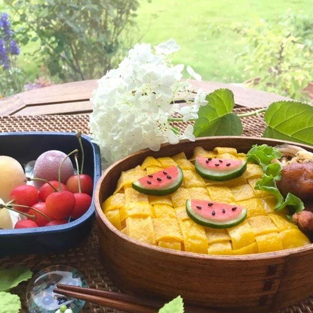 編み編みオムライス～スイカ編～