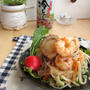 * レモンおろし醤油 de ヘルシー海鮮サラダ *