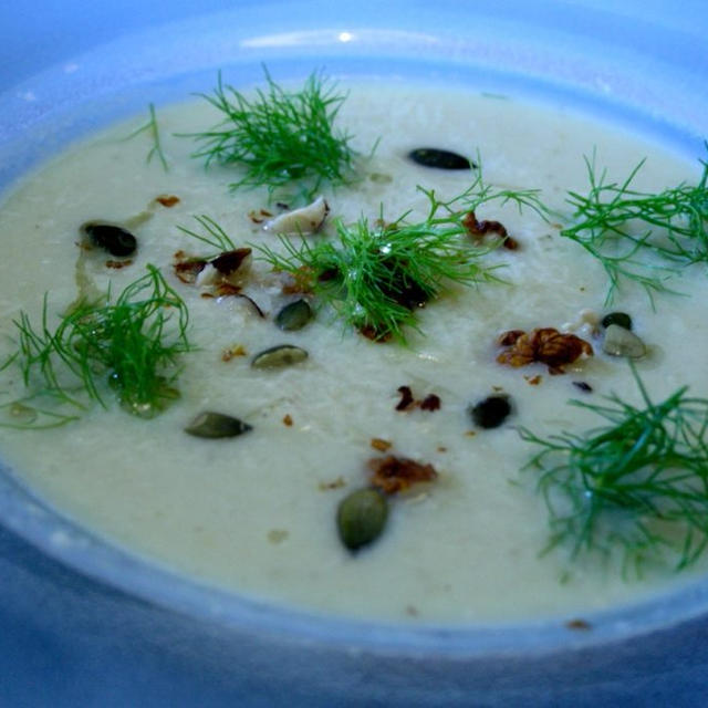 Fennel&Parmesan Soup  フェンネル（ウイキョウ）とパルメザンのスープ