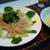 鷄しお焼き飯、青梗菜のそぼろあんかけ添え
