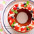 ホットケーキミックスで焼くだけ簡単！クリスマスリース風リングケーキ