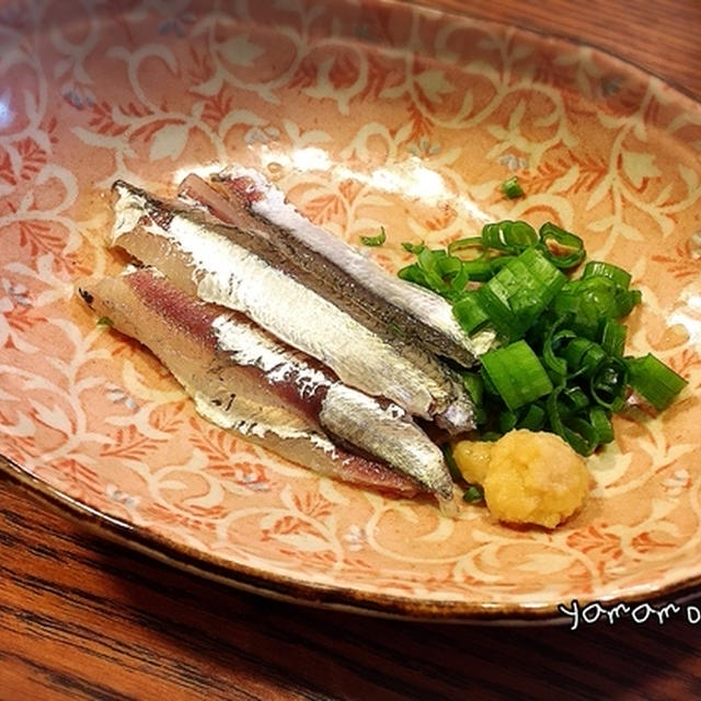 釣った小鰯で刺身と天ぷら By ヤマ モモさん レシピブログ 料理ブログのレシピ満載