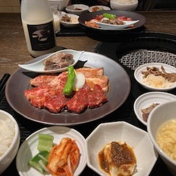  主人と、お昼は「焼肉トラジ」へ♪