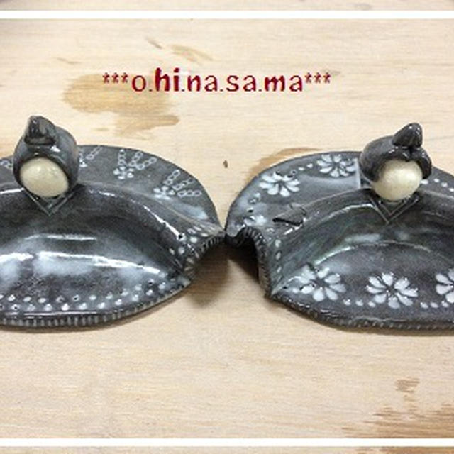 陶芸…おひなさま＆かぶと♪
