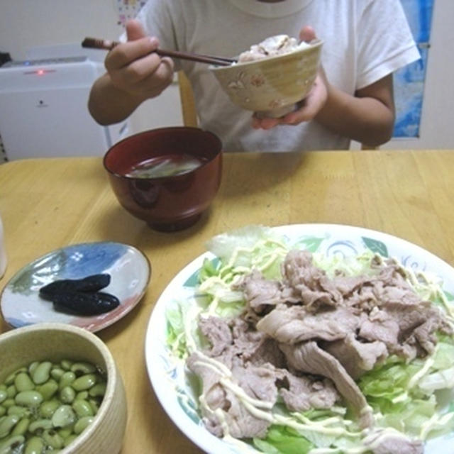 今日の晩ごはん