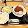 たっぷりソースのうまトマハンバーグ定食を食べてみた 〜松屋・期間限定〜