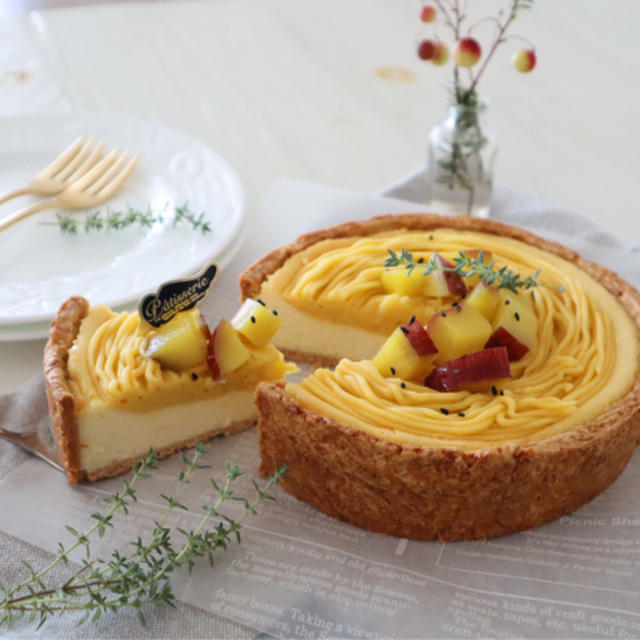 またさつま芋チーズタルト試作