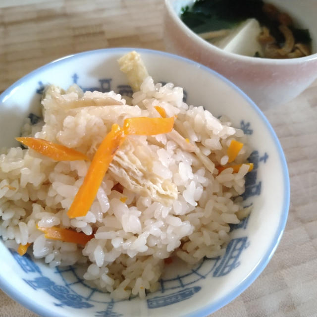 新生姜の季節には☆生姜の炊き込みご飯