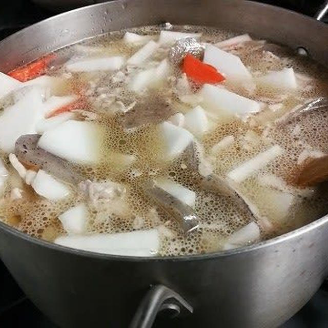 ゴボウを忘れた豚汁
