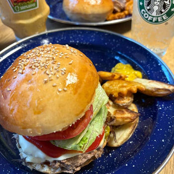 母の日ハンバーガー♪