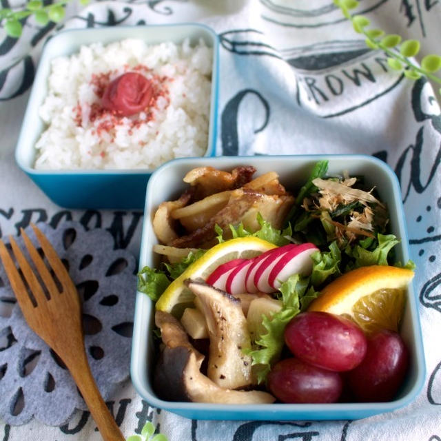 【カリカリ豚バラ塩レモン弁当】本日のお弁当＊トーク画面が使いやすくわかりやすく変わりました！