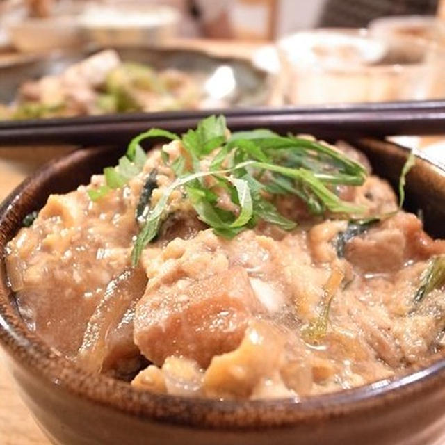 おかわり！仙台麩で作ったとろとろ玉子丼｜一澤信三郎帆布×ビストロパパ　コラボ新商品企画中