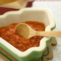 レンジで作る簡単なトマトソース　と　蟹のトマトクリームソースパスタ