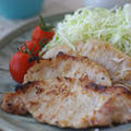 レシピ　◆　私の好きな塩麹の豚の生姜焼き