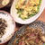[ごはんとおかず]舞茸と生ハムのにんにく炒めとか
