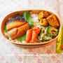つくおき常備菜 と サバのみりん干のお弁当