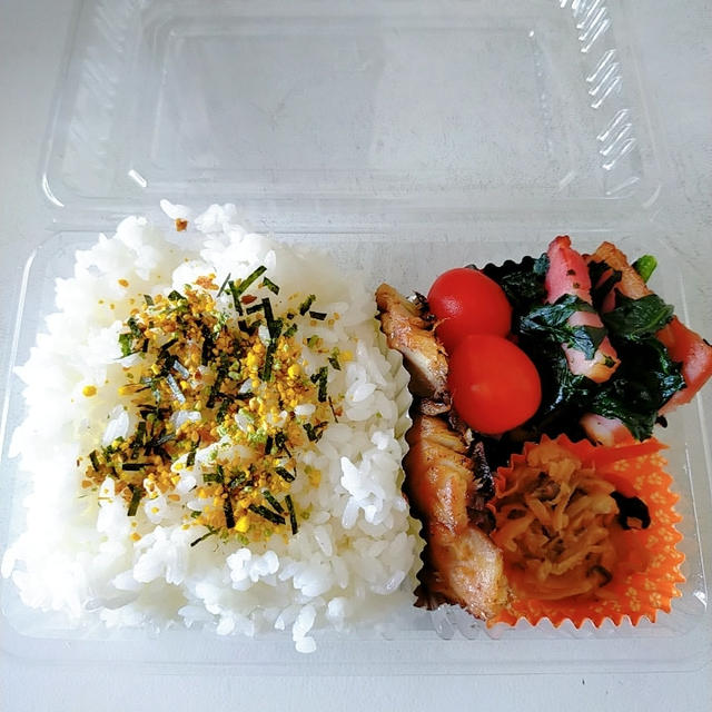 【サバみりん】【ベーコンとほうれん草のオーブン焼き】８月１１日(木)のお弁当