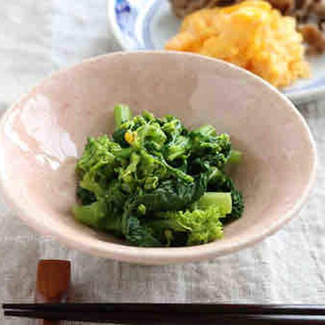 菜の花のからし和え　お弁当おかずにも【食材ひとつシリーズ】