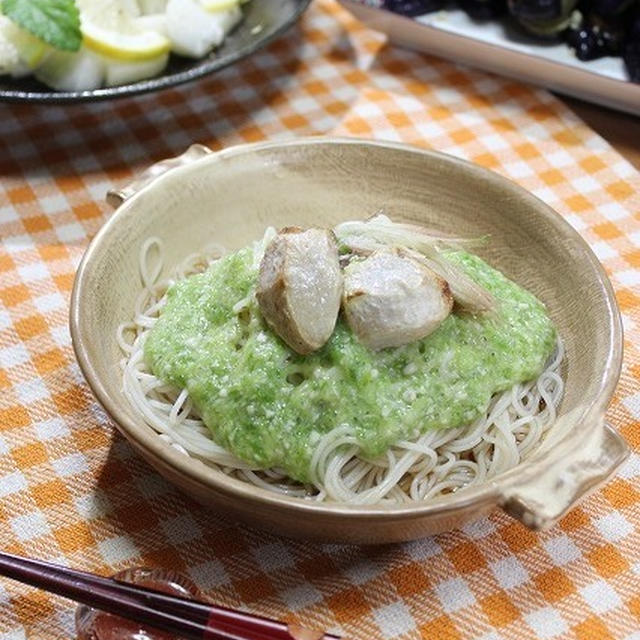 トロトロが美味しい！素麺のオクラあんかけ♪