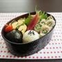 お弁当×おくらの豚肉巻き