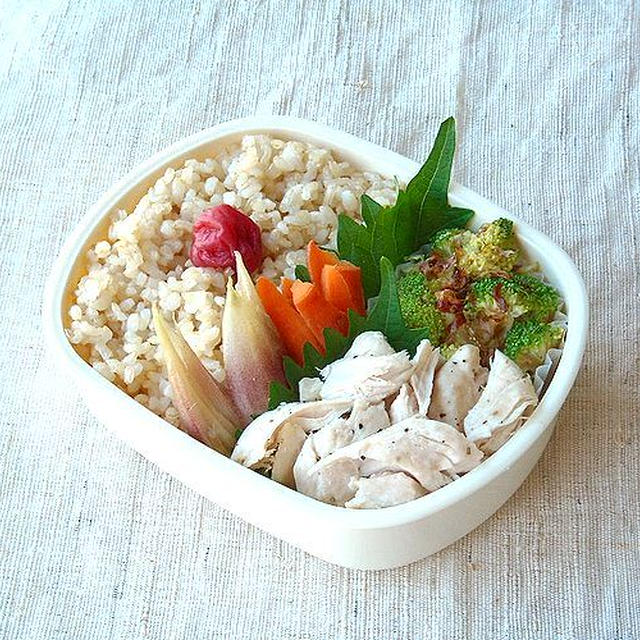 8/29(木)ささみの酒蒸し弁当