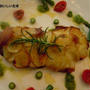 白身魚のジャガイモ包み焼き　（Spigola con patate）