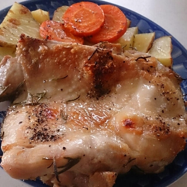 鶏モモ肉のローズマリー焼き
