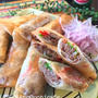 お家で簡単！タイ料理〜♪　タイ風味でも辛くないからお子様にも♪　エスニック揚げ春巻き