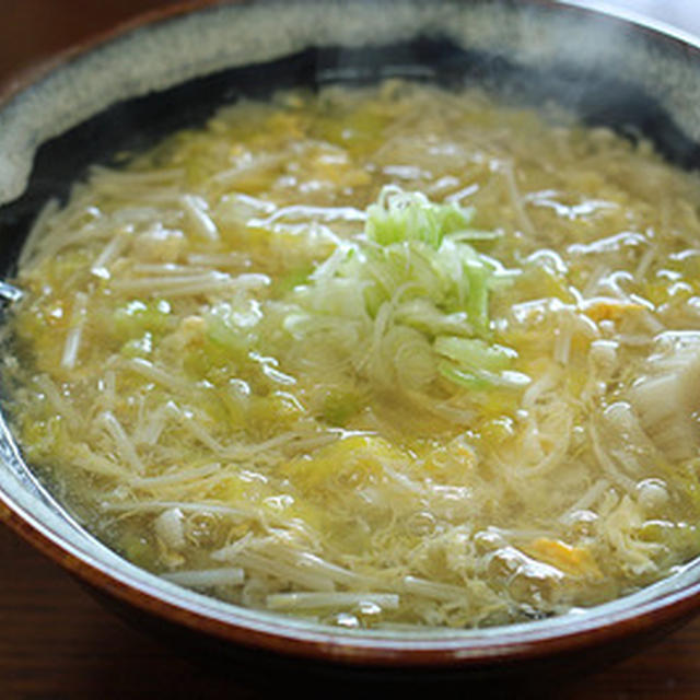 朝は「あんかけそうめん」