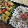 今日の弁当　娘作クッキー