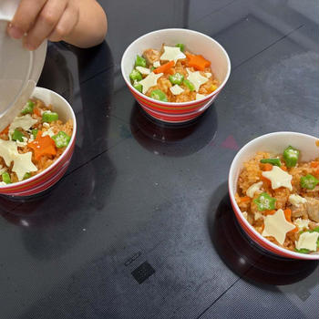 七夕メニューでチャレンジする心を育てる