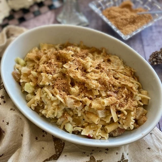 フライパン一つで作るでカリフラワーのパスタ・ミスタ