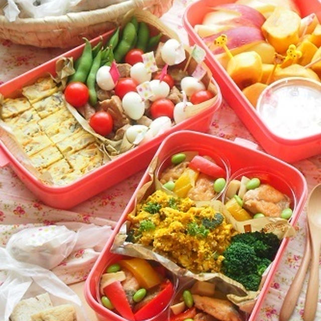 作り置きで楽チン！野菜たっぷり運動会のお弁当 レシピ付き。