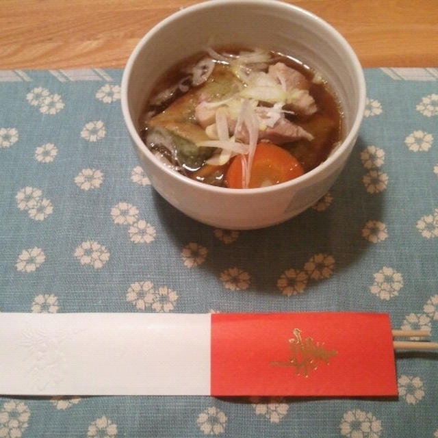 ワンテンポ遅れのお雑煮。