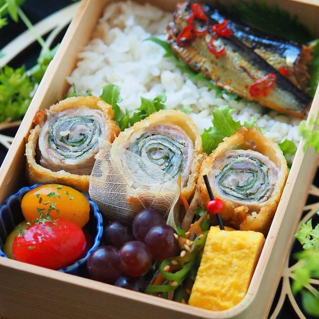 茗荷と大葉のミルフィーユカツ弁当