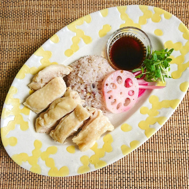 ＊レンジでカオマンガイ＊