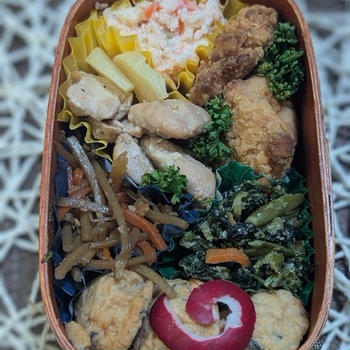 顔に傷～ラディッシュだよ～夫のお弁当243