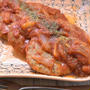 手間を削減！レトルトハンバーグのトマト煮込み