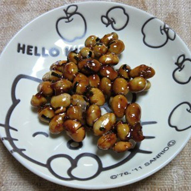 節分の夜、残った福豆の後始末