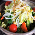 ■【春サラダ】 野菜の盛り付けのみで　市販ドレッシン グ使用で簡単です♪