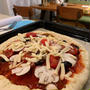 パン教室『ポルチーニとソーセージのピザ』