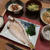 かますの開きで”ザ：和食”な晩ご飯　と　アガパンサスの花♪