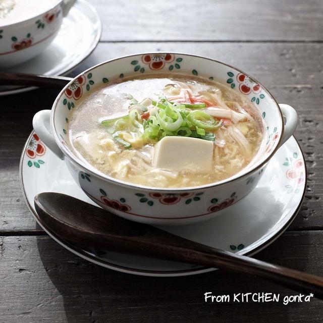 カニカマ&豆腐で作る✨さっぱり中華スープ