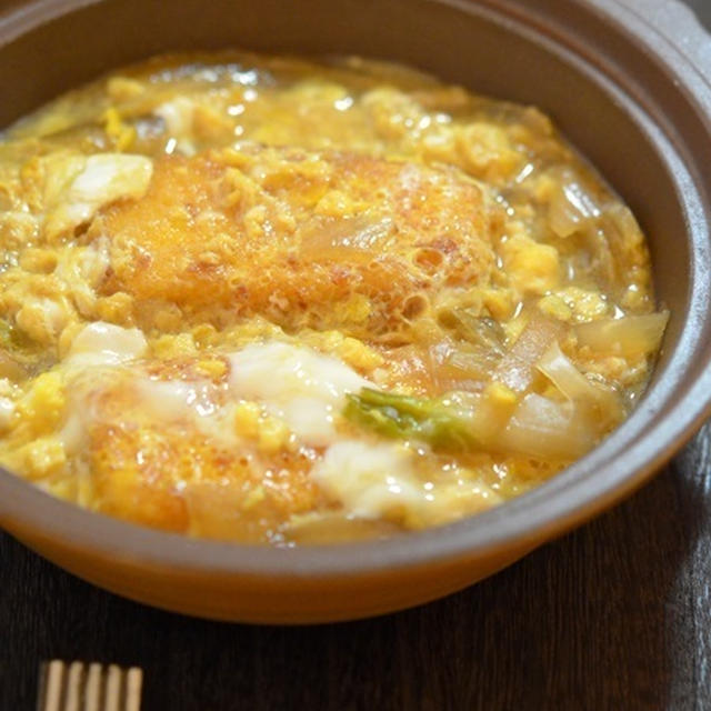 お豆腐のカツとじ