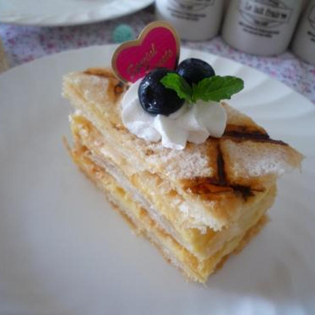ミルフィーユ作りました！